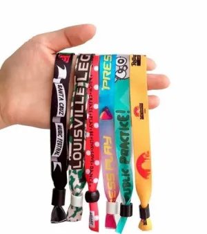 Satin Printed Wrist Bands