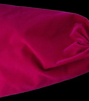 Velvet fabric bag