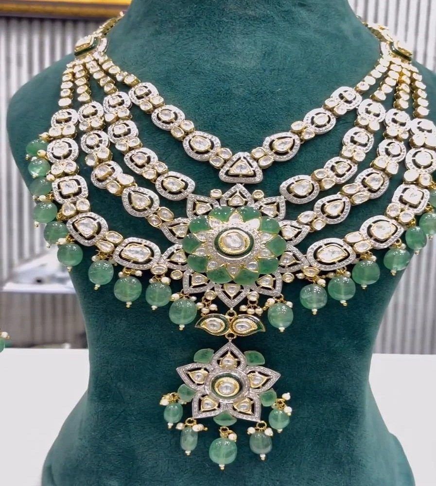 Kundan Polki Diamond Necklace