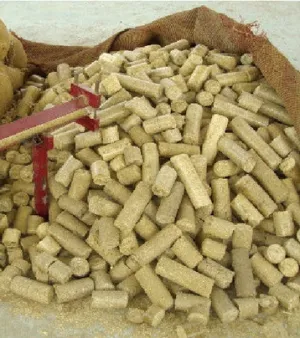 Soyabean Biomass Briquettes