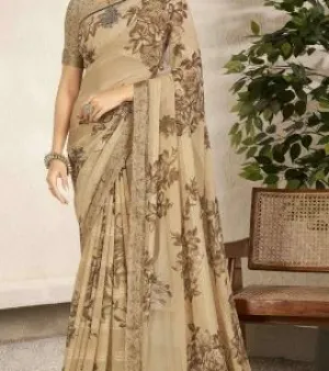 Printed Saree