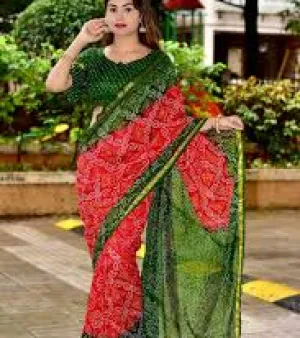 Bandhani Saree