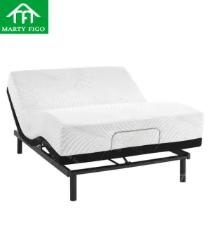 Factory OEM adjustable orthopedic mattress soft medium firm sponge cooling high density foam electric adjustable bed mattress