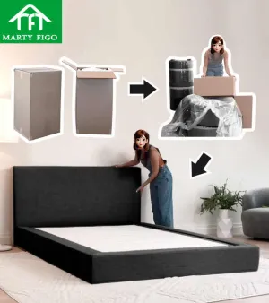 Manufacturer customize compressible foam bed set soft bed frame velcro wall-mounted headboard removable cover soft bed frame set