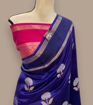 Blue Ladies Saree