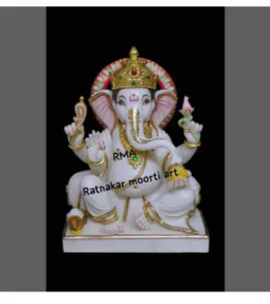 White Marble Lord Ganesha