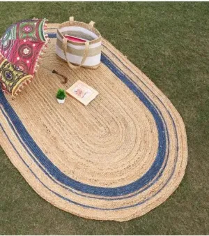Oval Jute Door Mat