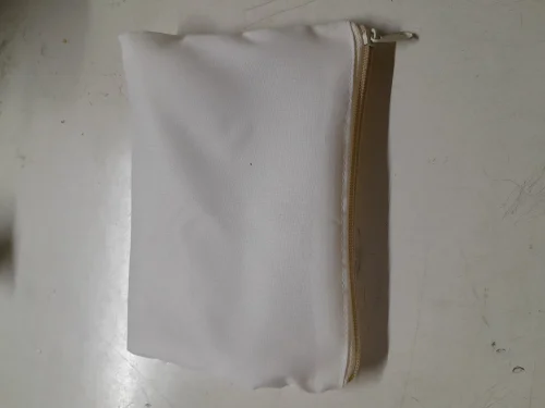 White Plain Cotton Pouch