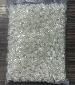Transparent Plastic Button
