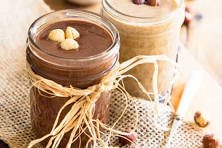 Hazelnut Butter With Dark Chocolate, Color : Dark