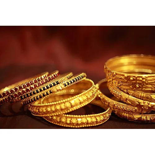Gold Bangles Set