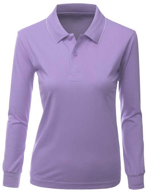 New Arrival Long-sleeve Export Oriented Polo Shirt For Women From Bangladesh