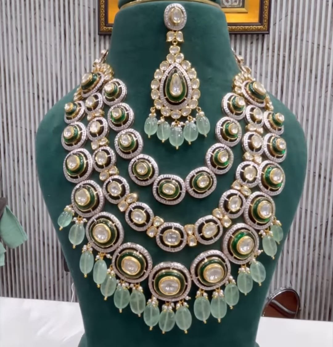 Kundan Polki Diamond Necklace