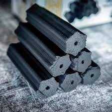 Hexagon shape coconut shell charcoal