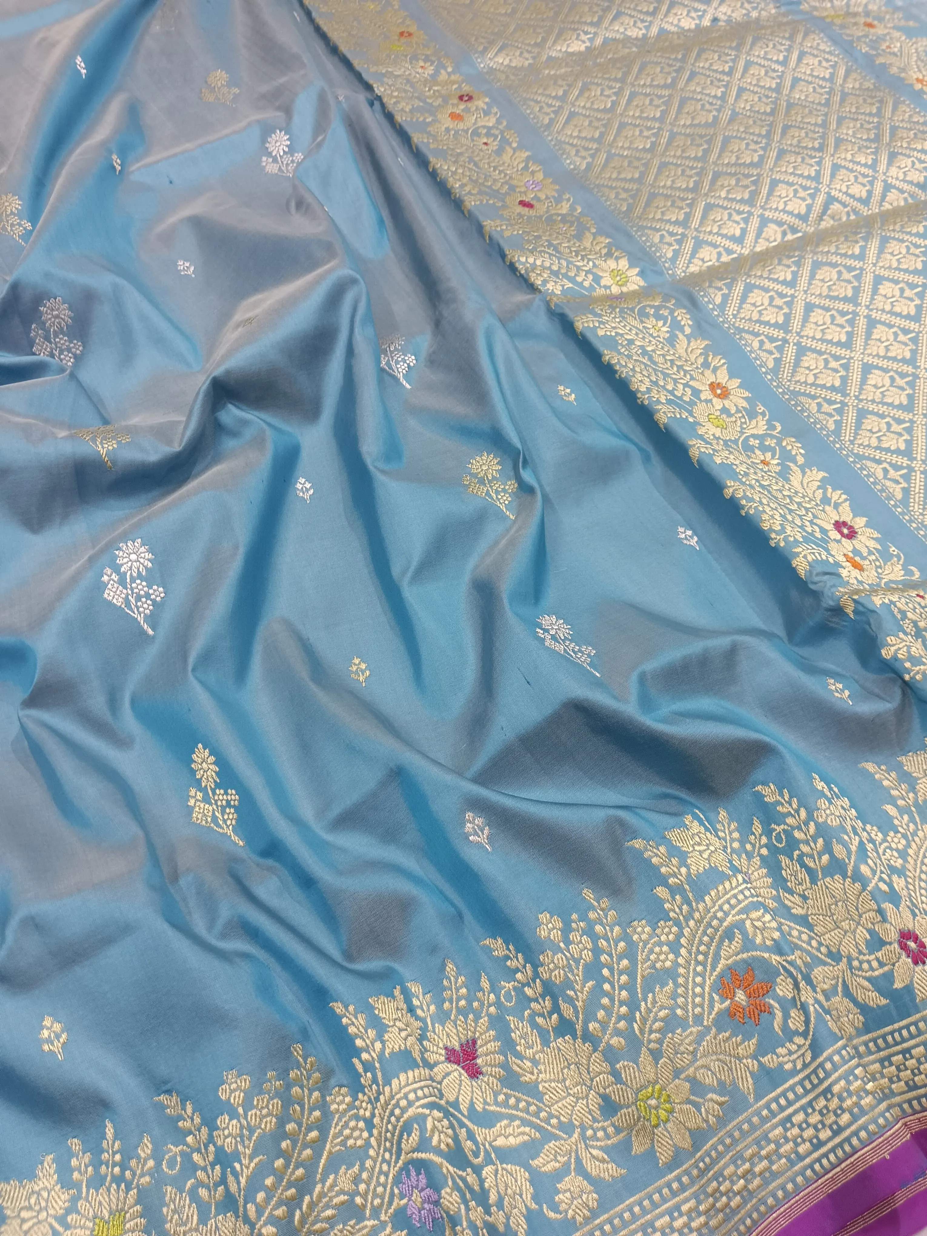 Embroidery Silk Saree