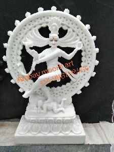 White Marble Nataraj Statue