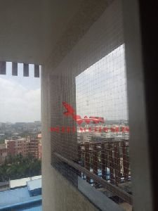 White Nylon Bird Net