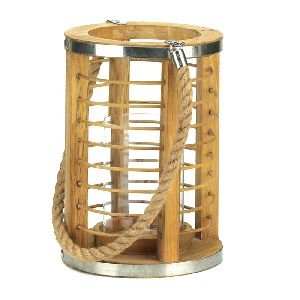 Wooden Candle Lantern